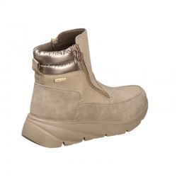 Botines Planos Zapp 610 Mujer Taupe
