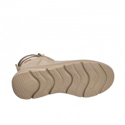 Botines Planos Zapp 610 Mujer Taupe