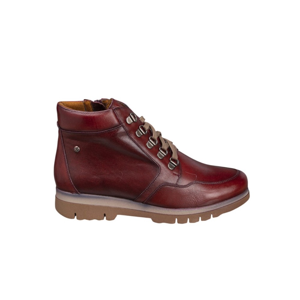 Botines Planos Zapp 22254 Mujer Burdeos
