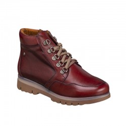 Botines Planos Zapp 22254 Mujer Burdeos