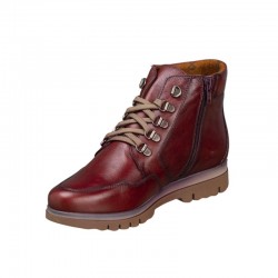 Botines Planos Zapp 22254 Mujer Burdeos