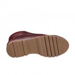 Botines Planos Zapp 22254 Mujer Burdeos