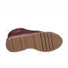 Botines Planos Zapp 22254 Mujer Burdeos