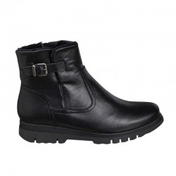 Botines Planos Zapp 22206 Mujer Negro