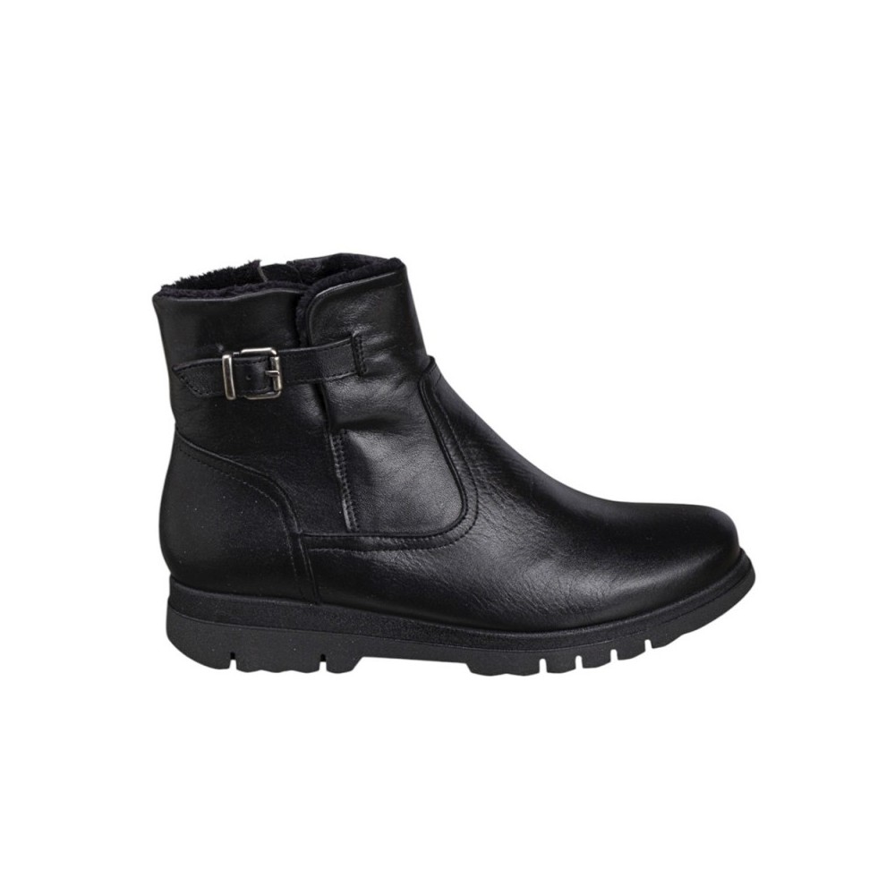 Botines Planos Zapp 22206 Mujer Negro