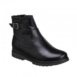 Botines Planos Zapp 22206 Mujer Negro