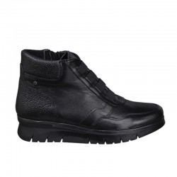 Botines Planos Zapp 25255 Mujer Negro