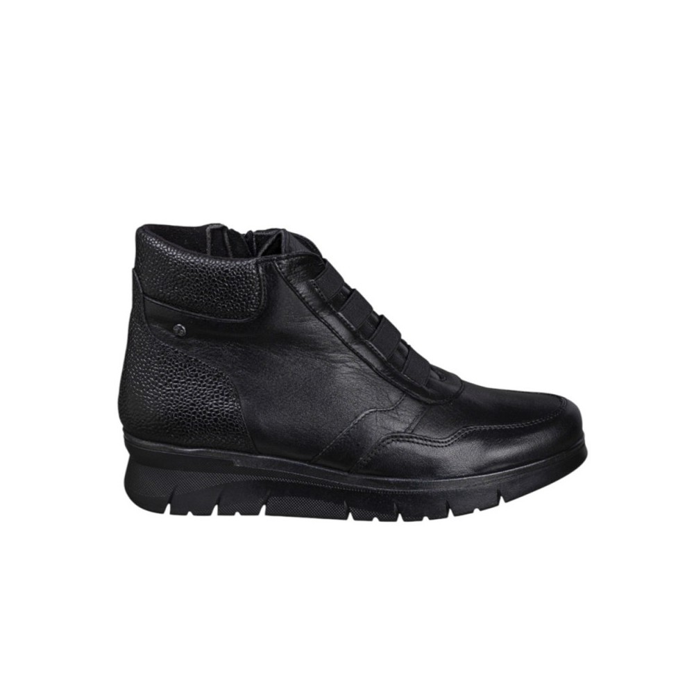 Botines Planos Zapp 25255 Mujer Negro