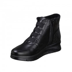 Botines Planos Zapp 25255 Mujer Negro