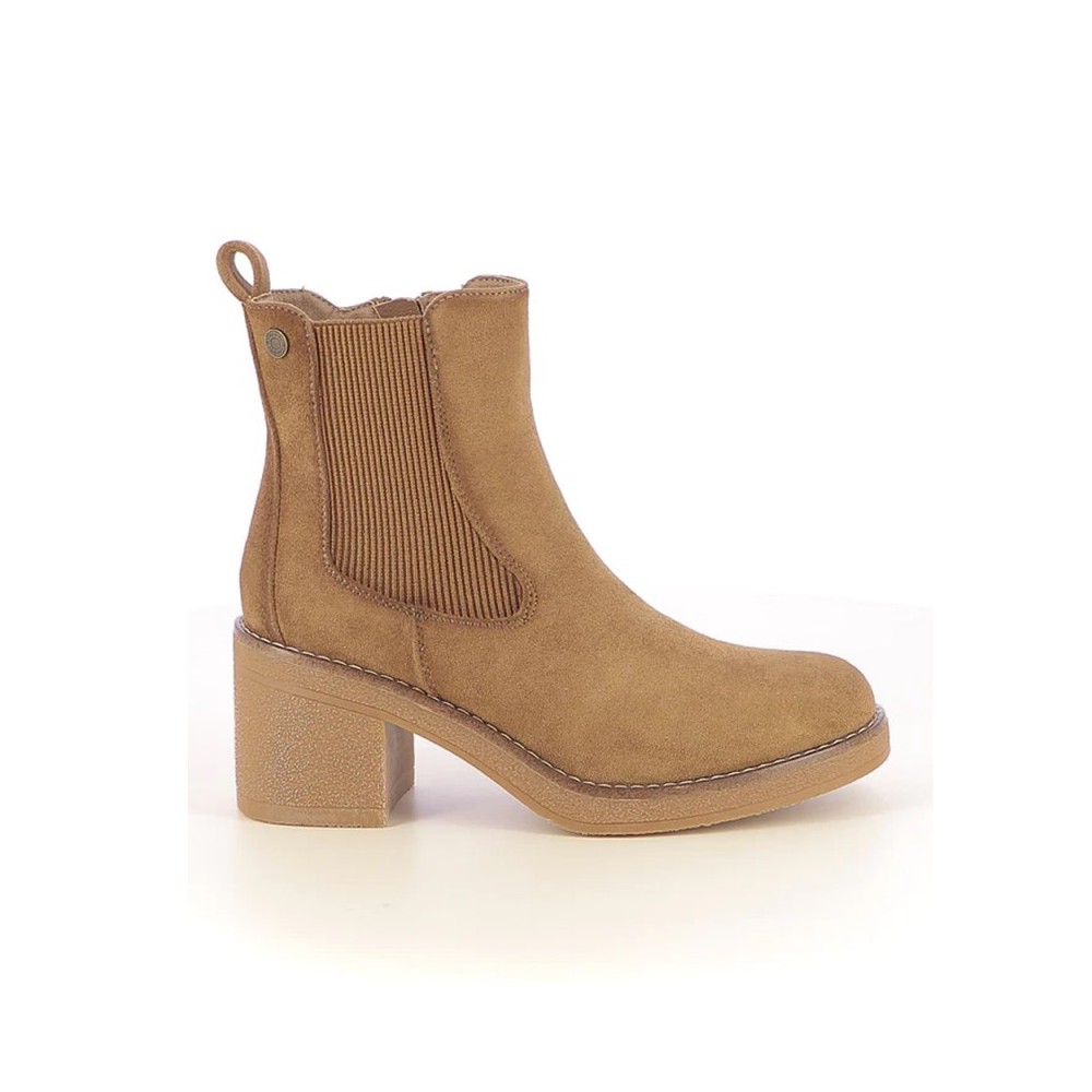 Botines de tacón Refresh 173039 Mujer Beig