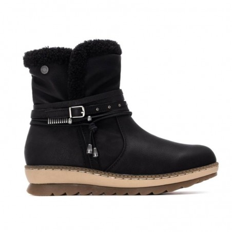 Botines Planos Refresh 173250 Mujer Negro