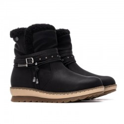 Botines Planos Refresh 173250 Mujer Negro