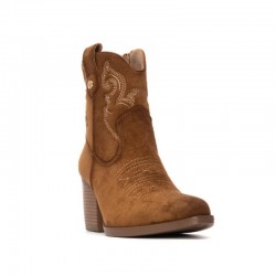 Botines de tacón Refresh 173014 Mujer Camel