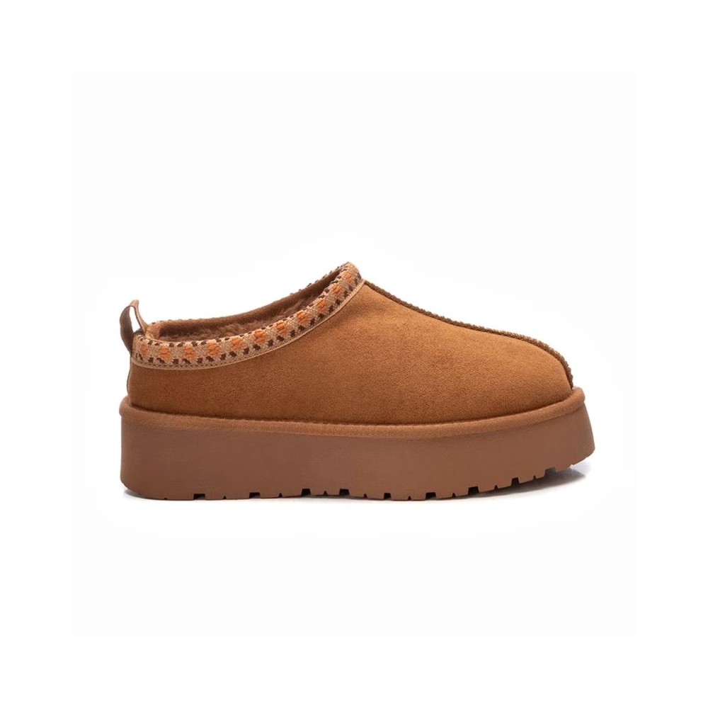 Botines Planos Xti 143237 Mujer Camel