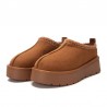 Botines Planos Xti 143237 Mujer Camel