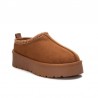 Botines Planos Xti 143237 Mujer Camel