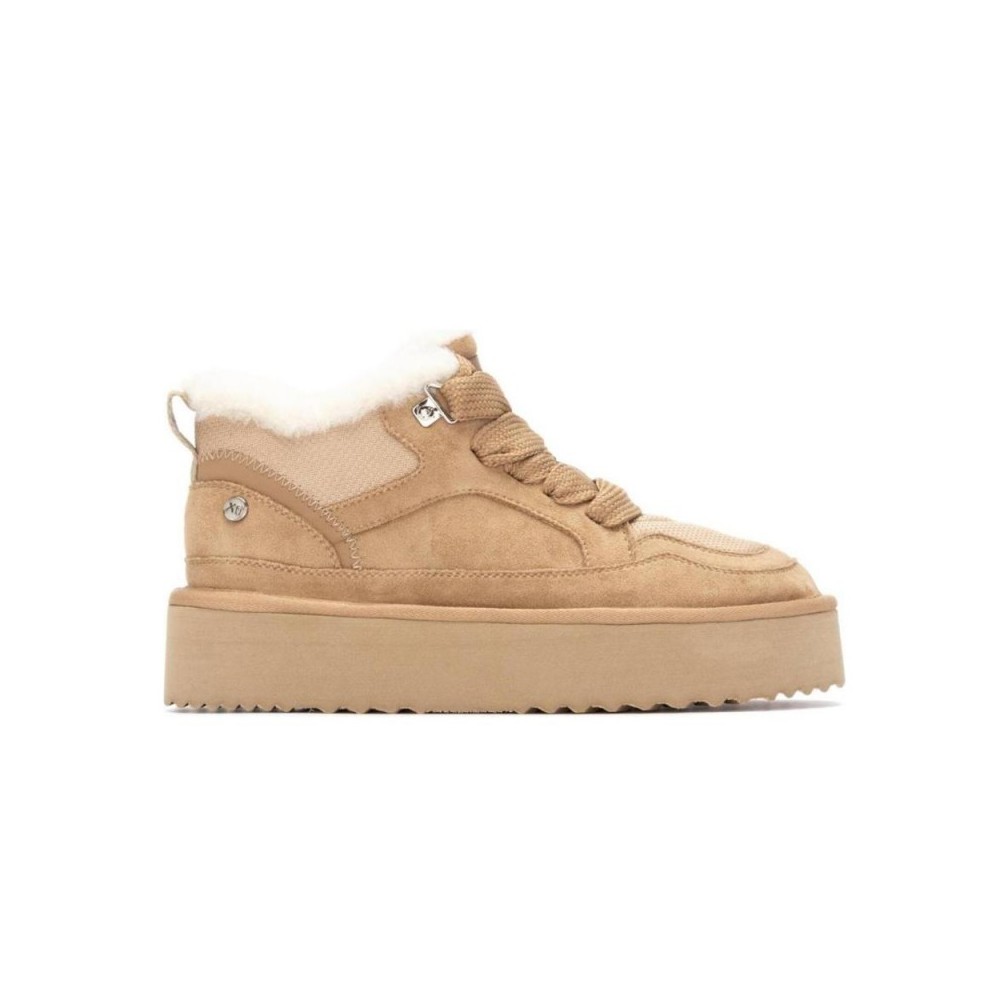 Botines Planos Xti 144338 Mujer Beig