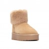 Botines Planos Xti 144719 Mujer Beig