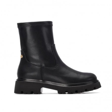 Botines Planos Xti 144420 Mujer Negro