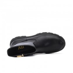 Botines Planos Xti 144420 Mujer Negro