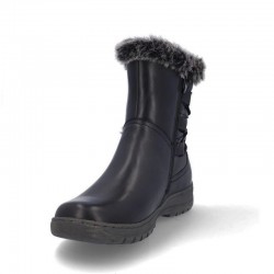 Botines Planos Coronel Tapiocca T711 Mujer Negro-negro