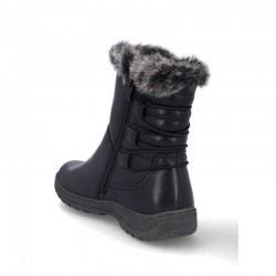 Botines Planos Coronel Tapiocca T711 Mujer Negro-negro