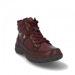 Botines Planos Coronel Tapiocca T712 Mujer Burdeos