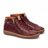Botines Planos Pikolinos W7b-8868 Mujer Burdeos