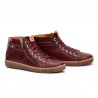 Botines Planos Pikolinos W7b-8868 Mujer Burdeos