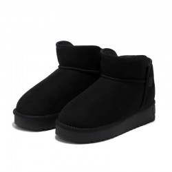 Botines Planos D.franklin Dfsh370021 Mujer Negro