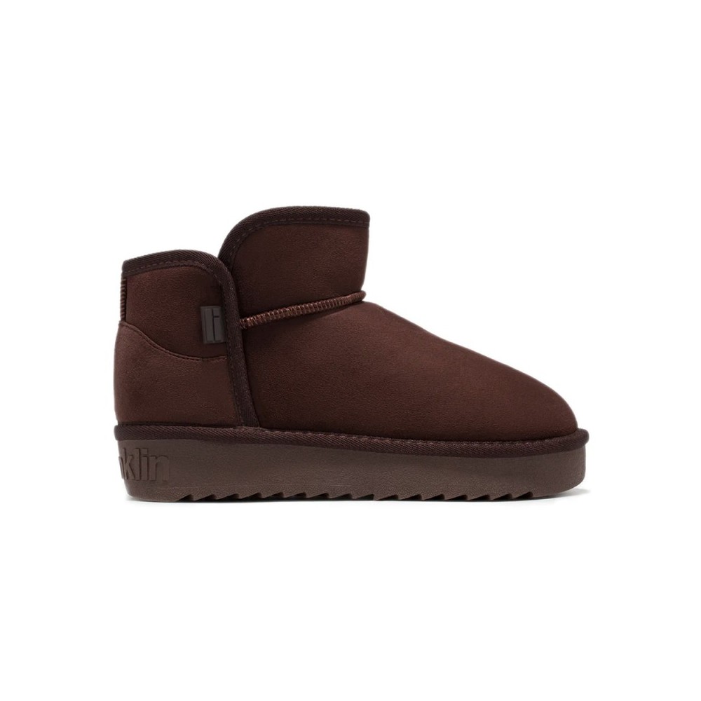 Botines Planos D.franklin Dfsh370021 Mujer Marron