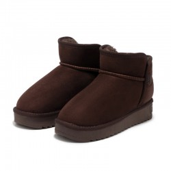 Botines Planos D.franklin Dfsh370021 Mujer Marron