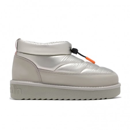 Botines Planos D.franklin Dfsh370016 Mujer Plata