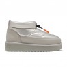 Botines Planos D.franklin Dfsh370016 Mujer Plata