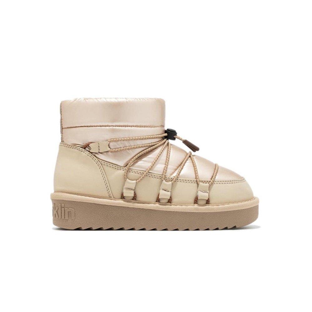 Botines Planos D.franklin Dfsh370020 Mujer Beig