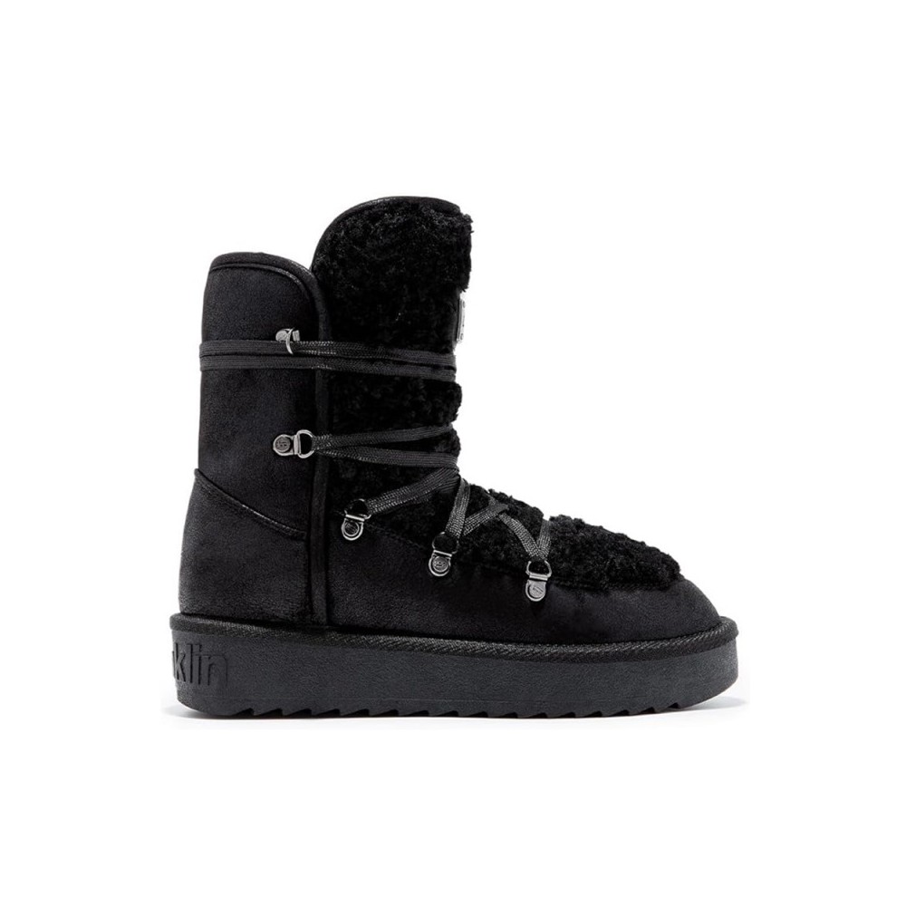 Botines Planos D.franklin Dfsh370004 Mujer Negro