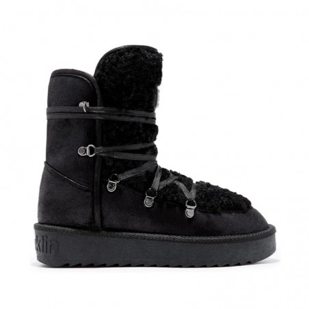 Botines Planos D.franklin Dfsh370004 Mujer Negro