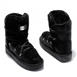 Botines Planos D.franklin Dfsh370004 Mujer Negro