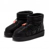 Botines Planos D.franklin Dfsh370020 Mujer Negro