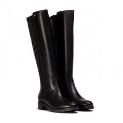 Botas Planas Wonders 54100 Mujer Negro