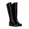 Botas Planas Wonders 54100 Mujer Negro