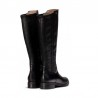 Botas Planas Wonders 54100 Mujer Negro