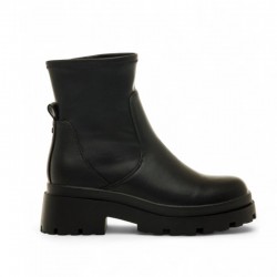Botines Planos Mustang 54579 Mujer Negro