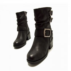 Botines de tacón Mustang 54664 Mujer Negro