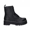 Botines Planos Mustang 50176 Mujer Negro