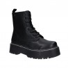 Botines Planos Mustang 50176 Mujer Negro