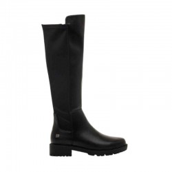 Botas Planas Mustang Campa Mujer Negro
