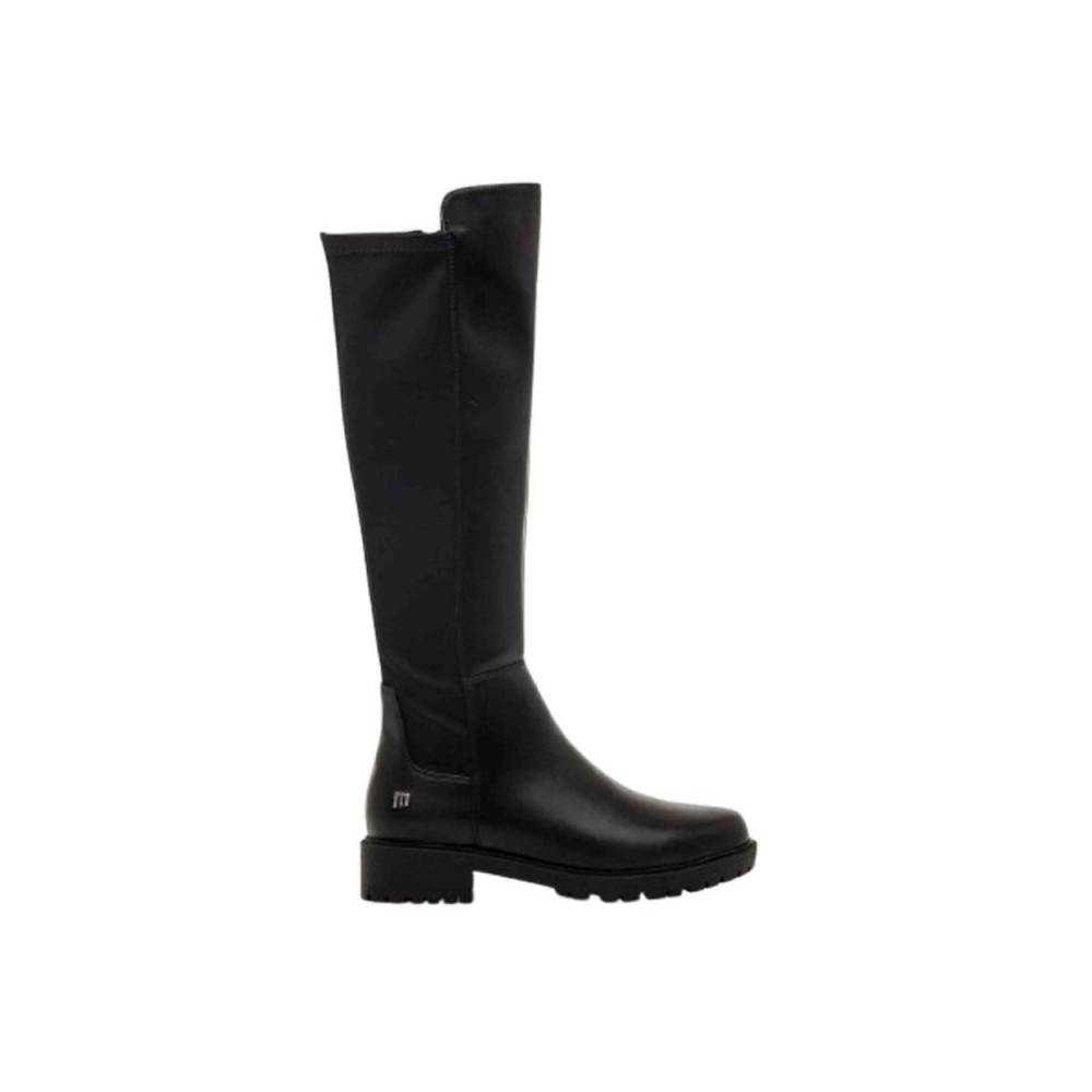 Botas Planas Mustang Campa Mujer Negro