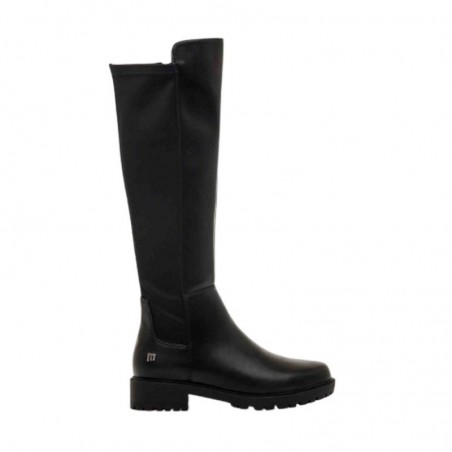 Botas Planas Mustang Campa Mujer Negro