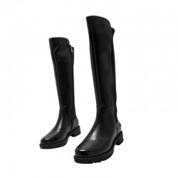Botas Planas Mustang Campa Mujer Negro